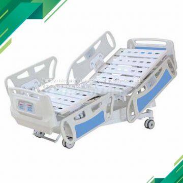 AG-BY008 High quality hospital 5 function adjustable patient medical electric bed with multi function