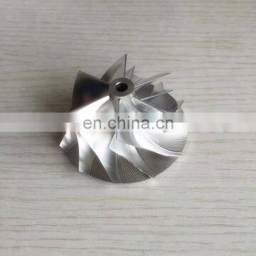 RHF5 47.00/60.50mm 6+6 blades high performance Turbo Billet/milling/aluminum 2618 compressor wheel for VF54 upgrade