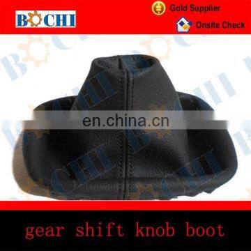 leather gear shift knob boot cover for universal car