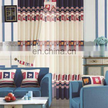 Factory Supply Rabbit and Tiger Picture Printing Bedroom Curtain