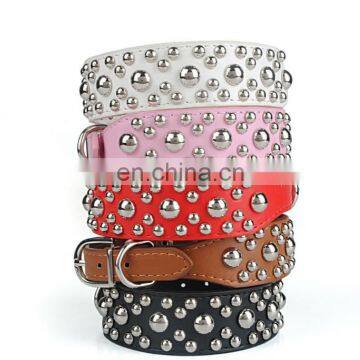 Chic Mushroom Shaped Rivet Pet Collar Leash Training Dog Pulling Rope Pet Neck Chain Pet Supplies photo-2