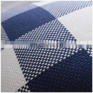 Custom Throw Pillow Case Cover Grid Stripe Cotton Home Sofa photo-4