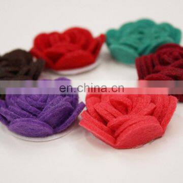 Beatiful felt flowers for home decoration felt handmade art craft