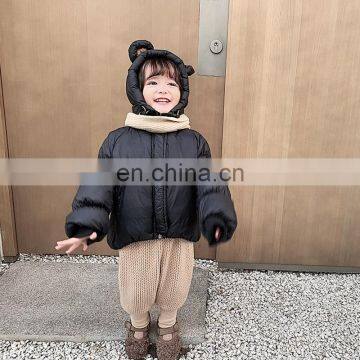 6360 Baby Clothes Cute Baby Girl Cartoon Warm Down Coat With Hood photo-5