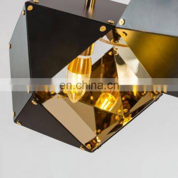 Фантастический креативный подвесной светильник в стиле ДНК из нержавеющей стали для декора кофейни и бара photo-5