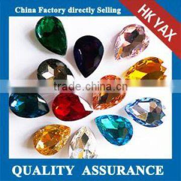 0305L China crystal glass stones foiled back;cheap foiled back glass crystal stones;foiled back crystal stones glass