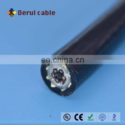 6 cores Crawler inspection robot cable pipe working robotics cable Pipe dredging detection camera cable