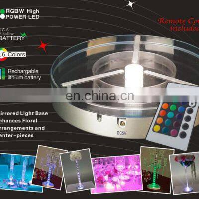 8 Inches Remote Control Candelabraled Light Base for Table Decorations photo-2