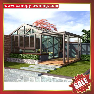 excellent garden outdoor glass alu aluminum aluminium sunroom sun house cabin shed cabin kits for sale