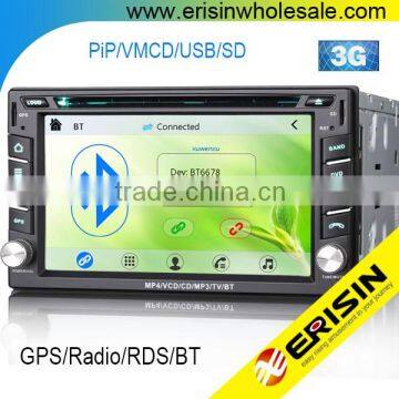 Erisin ES7610M 6.2" 2 Din Autoradio DVD GPS with SWC Bluetooth