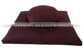 Top Cotton Filled Zafu & Zabuton Meditation Cushion Set Indian Cushion From India photo-5