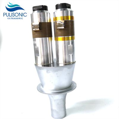 15K 4200W High Power Two Head Piezoelectric Ultrasonic Welding Transducer/Converter With Booster