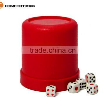 mini plastic dice cup leather dice cup