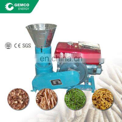 flat die biomass pelleting / pellet making equipment straw rice husk pellet machine shandong han yu