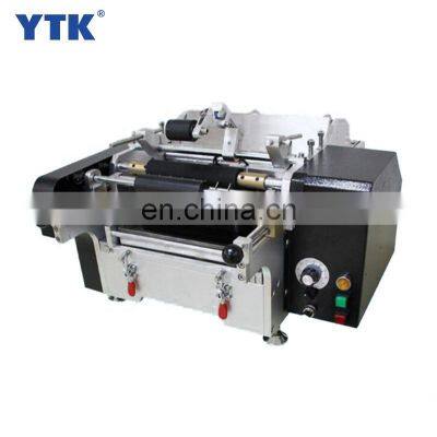 Hot Sell Semi Automatic Composite Paper Tube Honey Jar Beer Wine Bottle Sticker Cold Wet Glue Labeling Machine