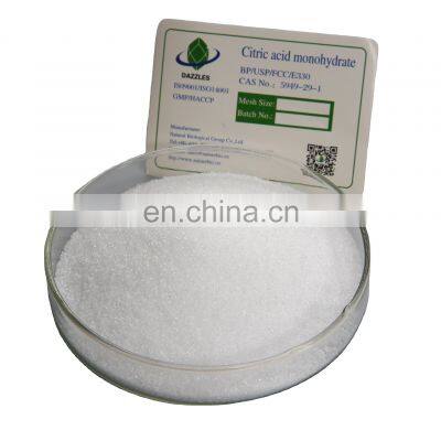 Citric Acid Monohydrate CAS:5949291 for beverage additive