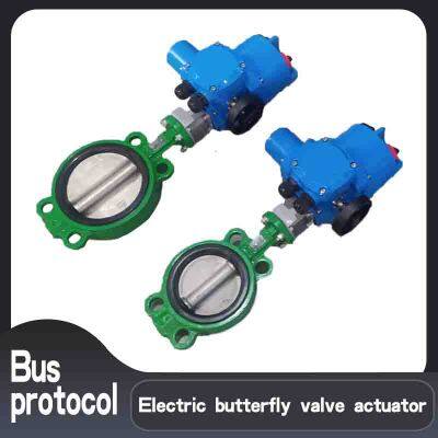 Electric valve electric actuator  DN40  Wafer type electric butterfly valve