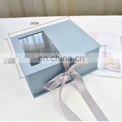 Presentation Boxes Packing With Clothing Gift Folding Boxes With Pvc Window photo-2