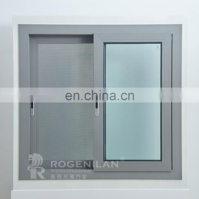 ROGENILAN 100 series new design picture cheap aluminum double tempered glass sliding window and door price