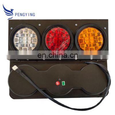 Universal Truck Round Stop Tail Light Rear Combination Lamp  Of 100% Waterproof  LED  Light