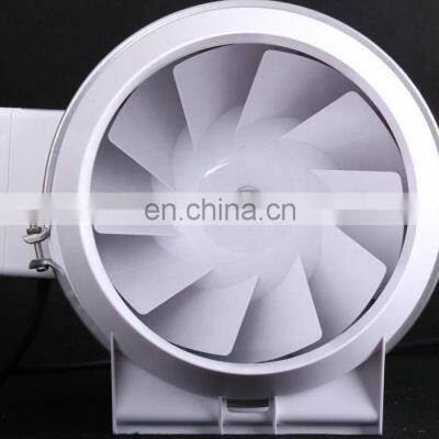 Mixed Flow Silent  4 Inch Inline Duct Fan For Home Kitchen Ventilation