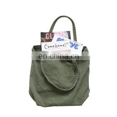 Cotton Canvas Durable Single Shoulder Tote Bags for Women