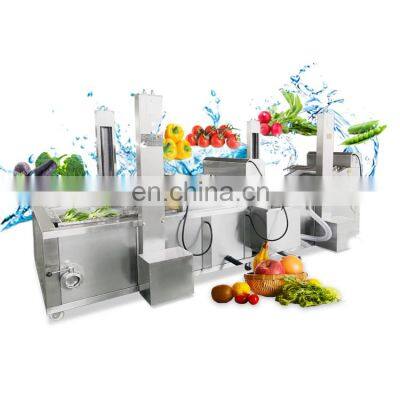 Can be customized vegetable washing and drying machine fruit and vegetable processing line