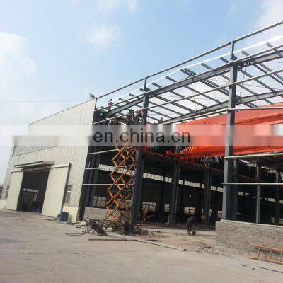 Qingdao Prefabricated Structural Steel Building With 10ton Crane