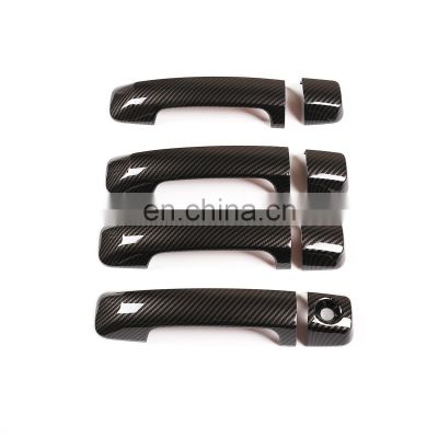 For Toyota Sequoia/Tantou Outer Handle ABS Carbon Fiber Pattern 8-Piece Set