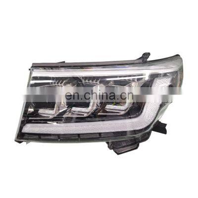 Plug and play headlight for Toyota Land Cruiser LC200 2008-2015 upgrade 3 lens LED headlamp