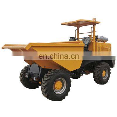 FCY50 4x4 off road tipper 5 ton 6 ton mining dump trucks hydraulic hopper mini dumper cingolato