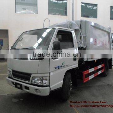 JMC refuse compactor truck capacity 4m3 with good price for sale 008615826750255 (Whatsapp)