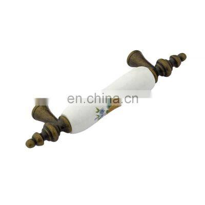 Ceramic Zinc Alloy Cabinet Drawer Door Handles Pulls photo-5