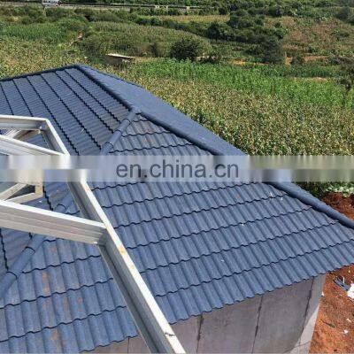 Villa Rooftop Design Modern Galvalume Asphalt Roofing Tile Classical Roman Shingle Metal Stone Coated Roof