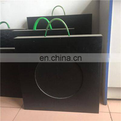 Non-slip ground pad mobile hdpe plastic crane pads customized uhwmpe outrigger pads