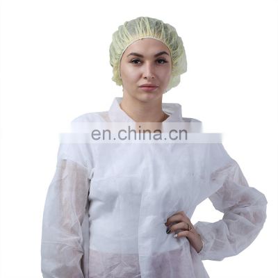 Non woven Disposable Lab Coat Hospital Disposable Visitor Gown