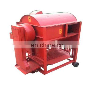 Diesel engine driven 4T/H automatic feeding paddy rice thresher with wheel