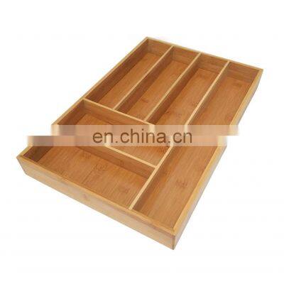 Wholesale Eco Friendly Multi-purpose Kitchen Bamboo Organizer Storage Box