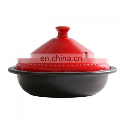 Cast Iron Enamel Tagine Pots With Ceramic Lid Tagine/tajine Material Metal photo-2