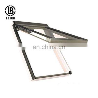 Rooflight Double Tempered Glass Top Hung Aluminium Balcony Window Skylight For House