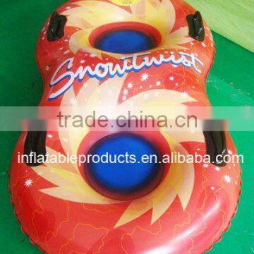 inflatable double snow tubes