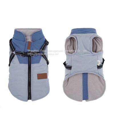 Winter Thicken Dog Clothes/ Fashion Outdoor Dog Clothes/ Warmth Outdoor Dog Clothes/