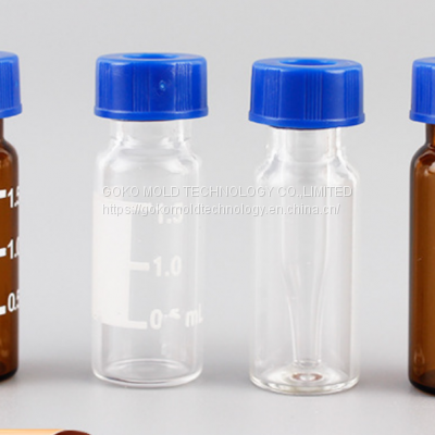 Chromatographic Sampling Bottle Sampling Bottle Reagent Lining Melt Bottoming Bottle Brown Clear Glass Inner Intubation Sample Bottle photo-4