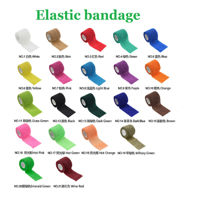 Bandage / Elastic Bandage / Elastic Self-adhesive Bandage / Wound Dressing Gauze Roll photo-2