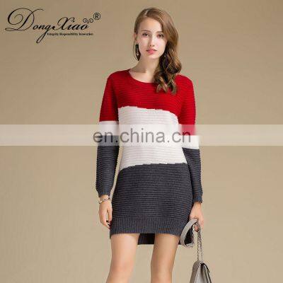 Custom Quality Goat Women Sweater 100% Cashmere Women's Sexy Sweater Dress