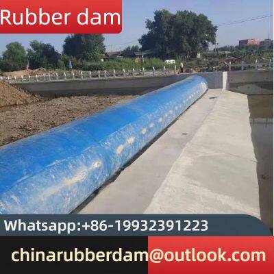 River Water Storage Landscape Rubber Sluice Bag Rubber Dam Water Filling River Blocking Dam Embankment Inflatable Dam