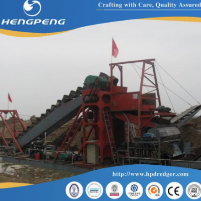 Efficient Operation China Chain Bucket Gold Mining Dredger for Gold Mining Success