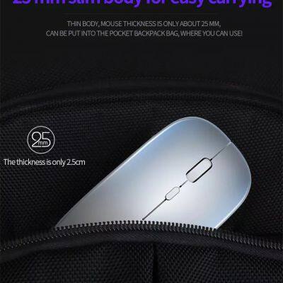 New Wireless A2 Mouse Touch Pad Rechargeable Silent Ultra-thin Mini Wireless Portable Mouse for Computer photo-3