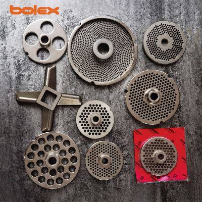 Stainless Steel Meat Grinder Disc Plates Meat Mincer Chopper Holes Knives photo-3