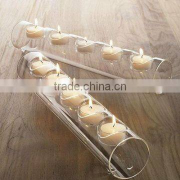 clear glass votive candle holders table centerpiece wedding deco